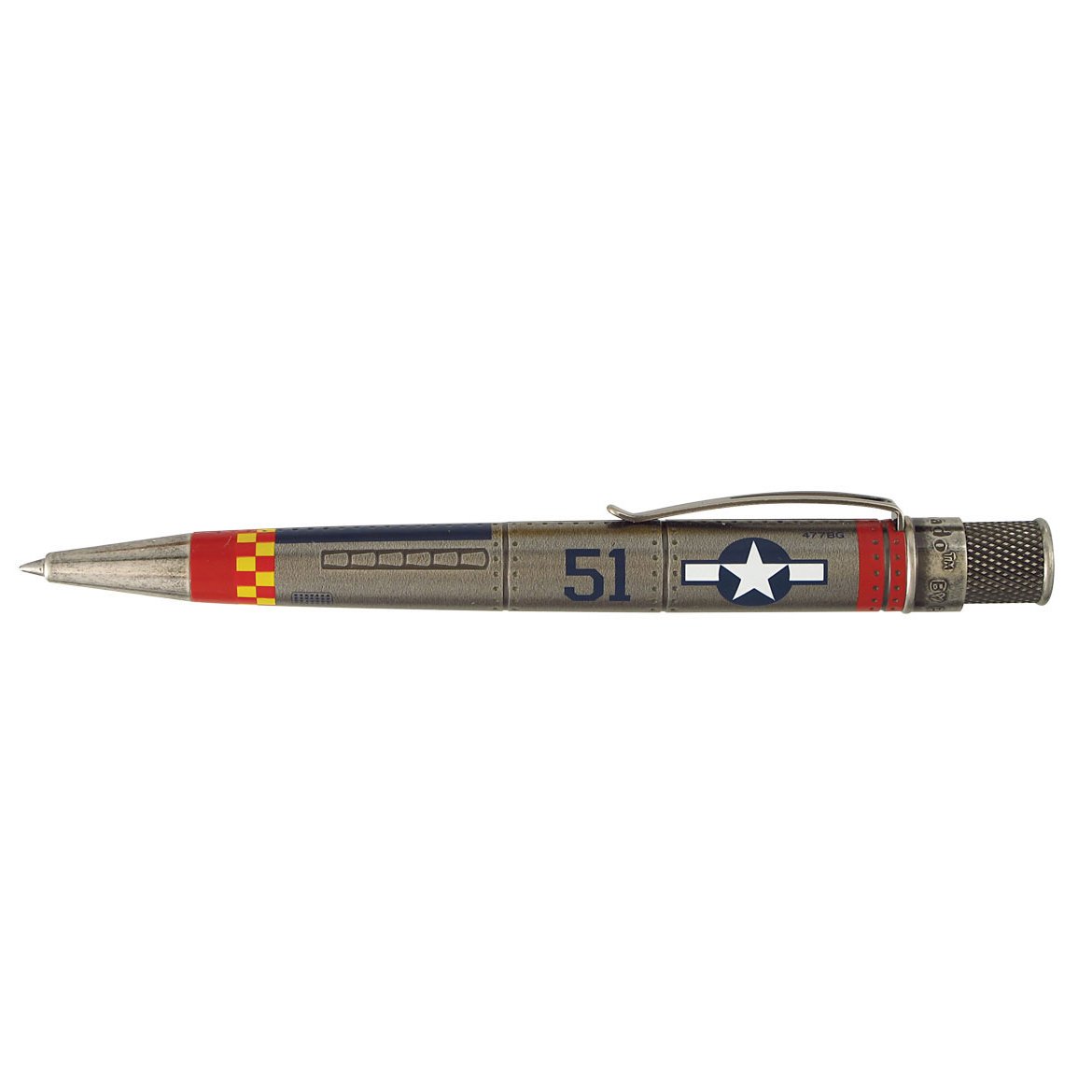 Retro 51 Tornado Vintage Metalsmith P51 Mustang Rollerball / Ballpoint Retro 51 Tornado Vintage Metalsmith P51 Mustang Rollerball / Ballpoint