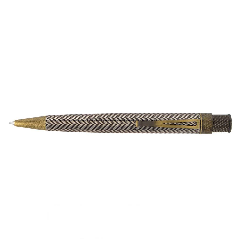 Retro 51 Tornado Vintage Metalsmith Roosevelt Rollerball / Ballpoint