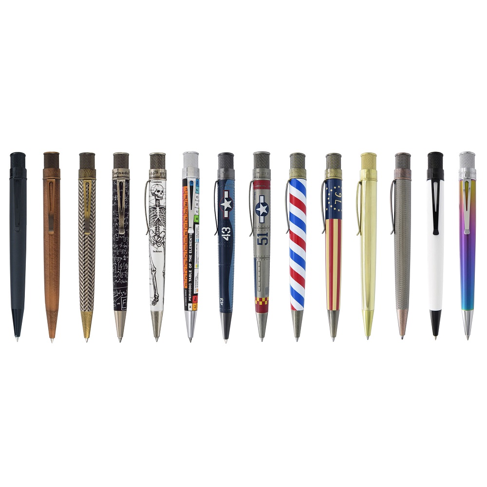 Retro 51 Tornado Vintage Metalsmith Chromatic Rollerball / Kulspetspenna