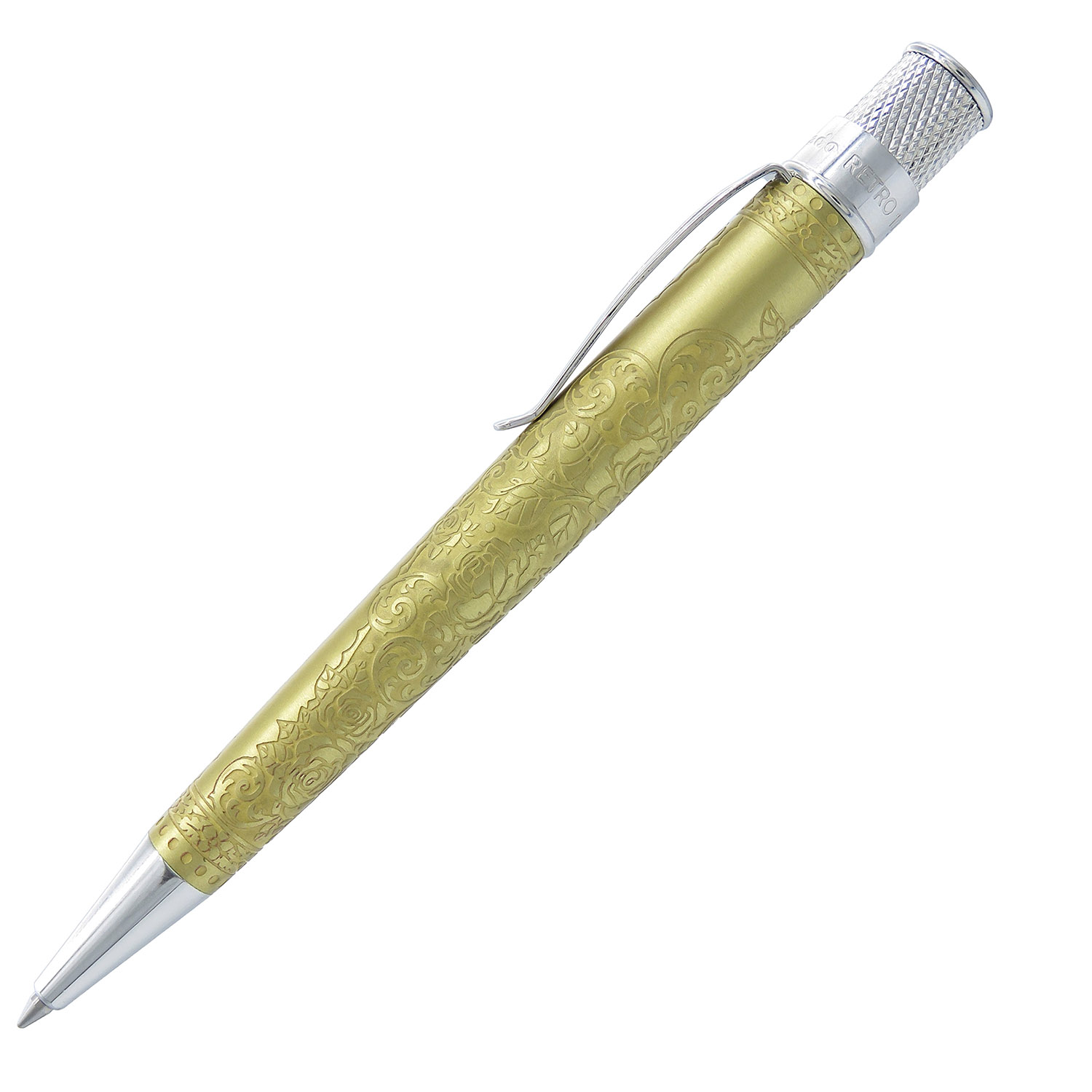 Retro 51 Tornado Vintage Metalsmith Vintage Rose Rollerball / Ballpoint