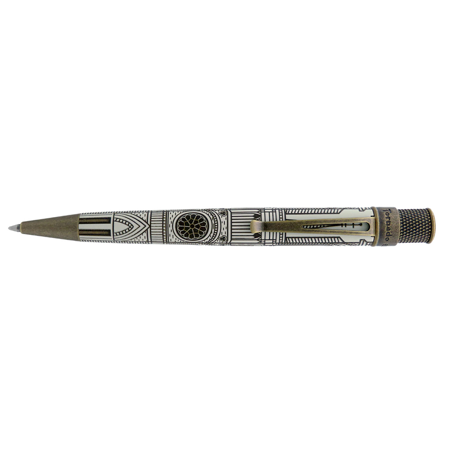Retro 51 Tornado Vintage Metalsmith The Cathedral Rollerball / Ballpoint