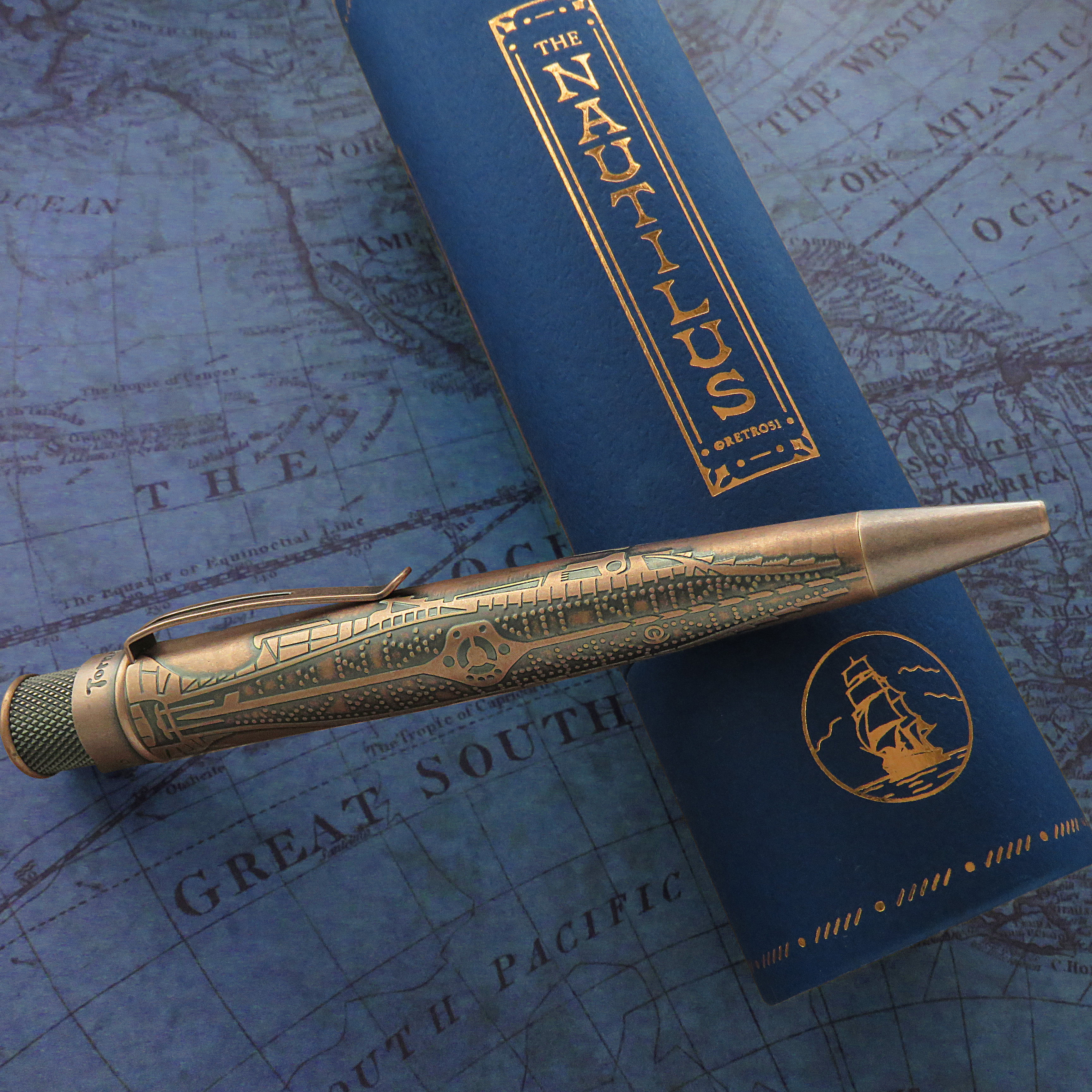 Retro 51 Tornado Big Shot Nautilus Rollerball / Ballpoint Retro 51 Tornado Big Shot Nautilus Rollerball / Ballpoint