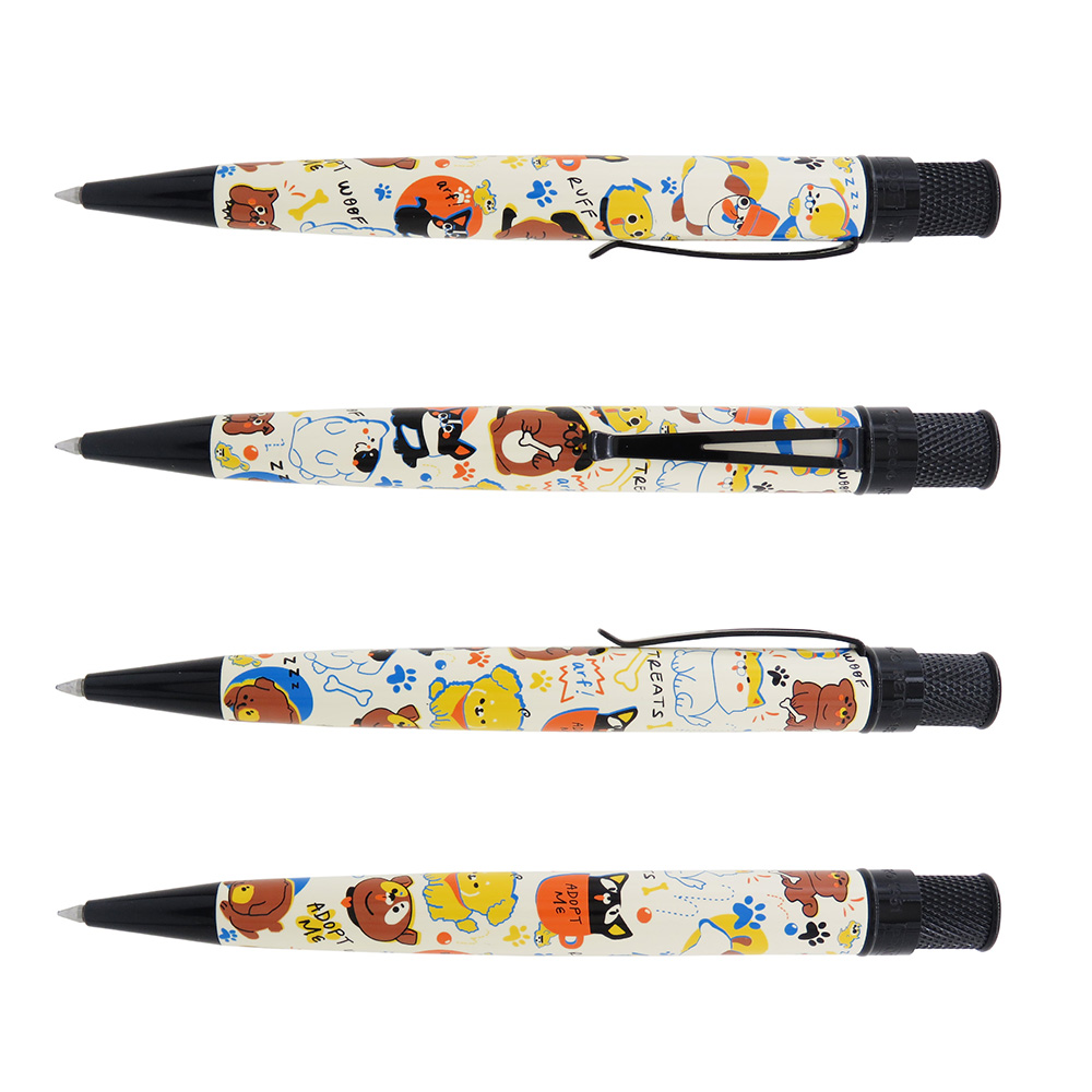 Retro 51 Tornado Dog Rescue 5 Rollerball / Ballpoint Retro 51 Tornado Dog Rescue 5 Rollerball / Ballpoint