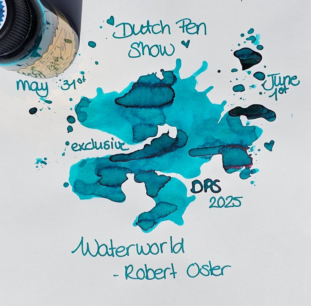 Robert Oster Signature Dutch Pen Show 2025 Waterworld Exclusive Ink Bottle