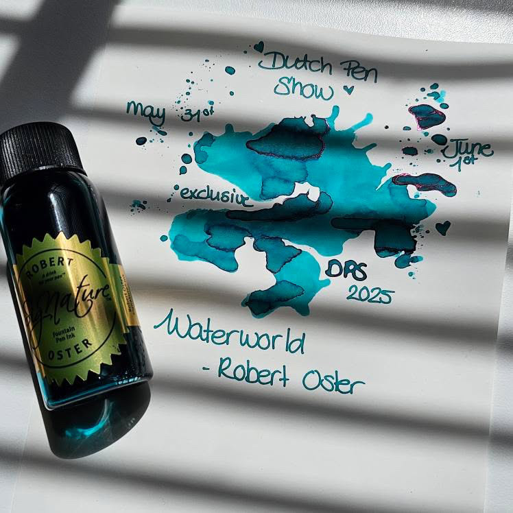 Robert Oster Signature Dutch Pen Show 2025 Waterworld Exclusive Ink Bottle