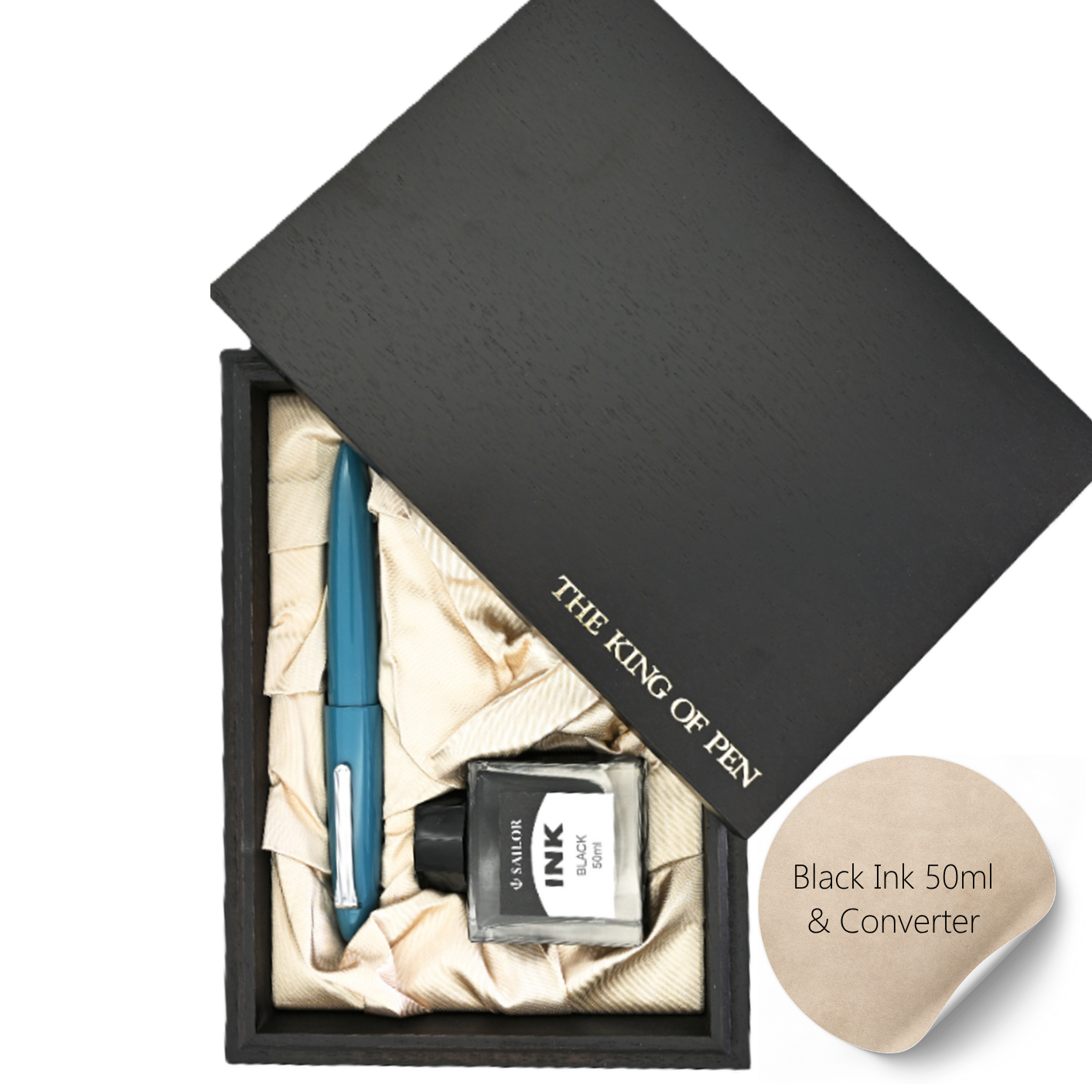 Sailor 1911 King of Pens Color Urushi Kaga Teal Blue RT Fountain pen