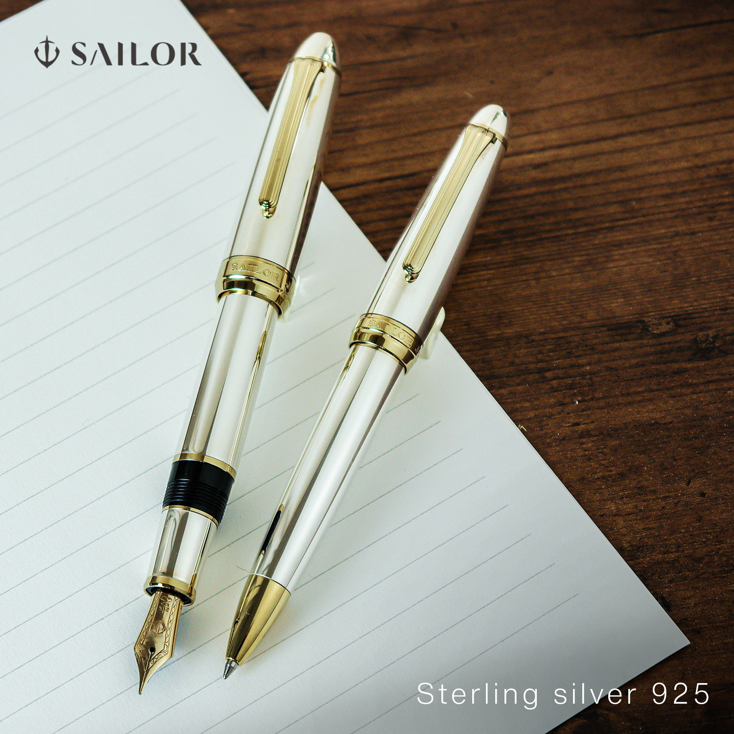 Sailor 1911L Sterling Silver 925 GT Ballpoint Sailor 1911L Sterling Silver 925 GT Ballpoint