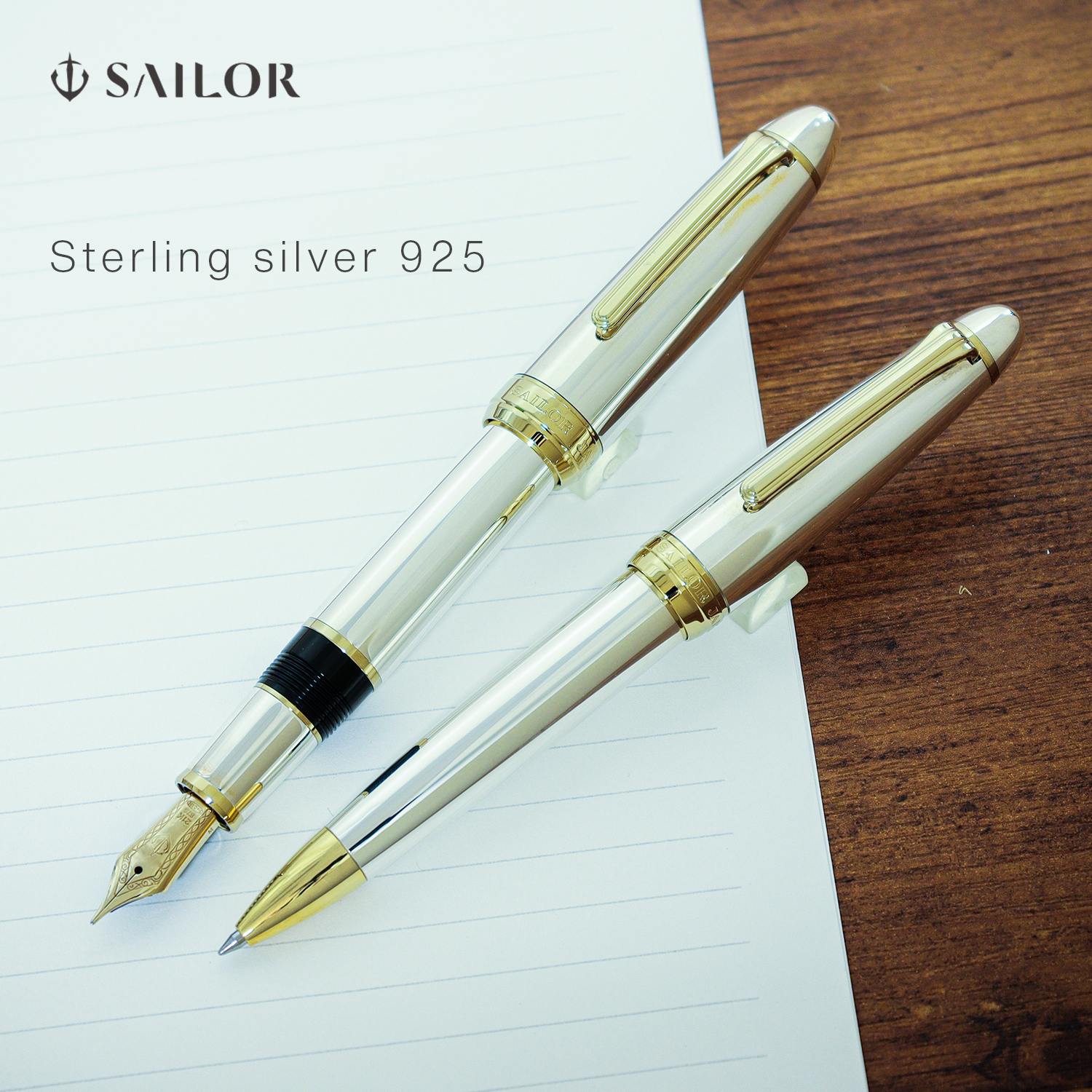 Sailor 1911L Sterling Silver 925 GT Ballpoint Sailor 1911L Sterling Silver 925 GT Ballpoint