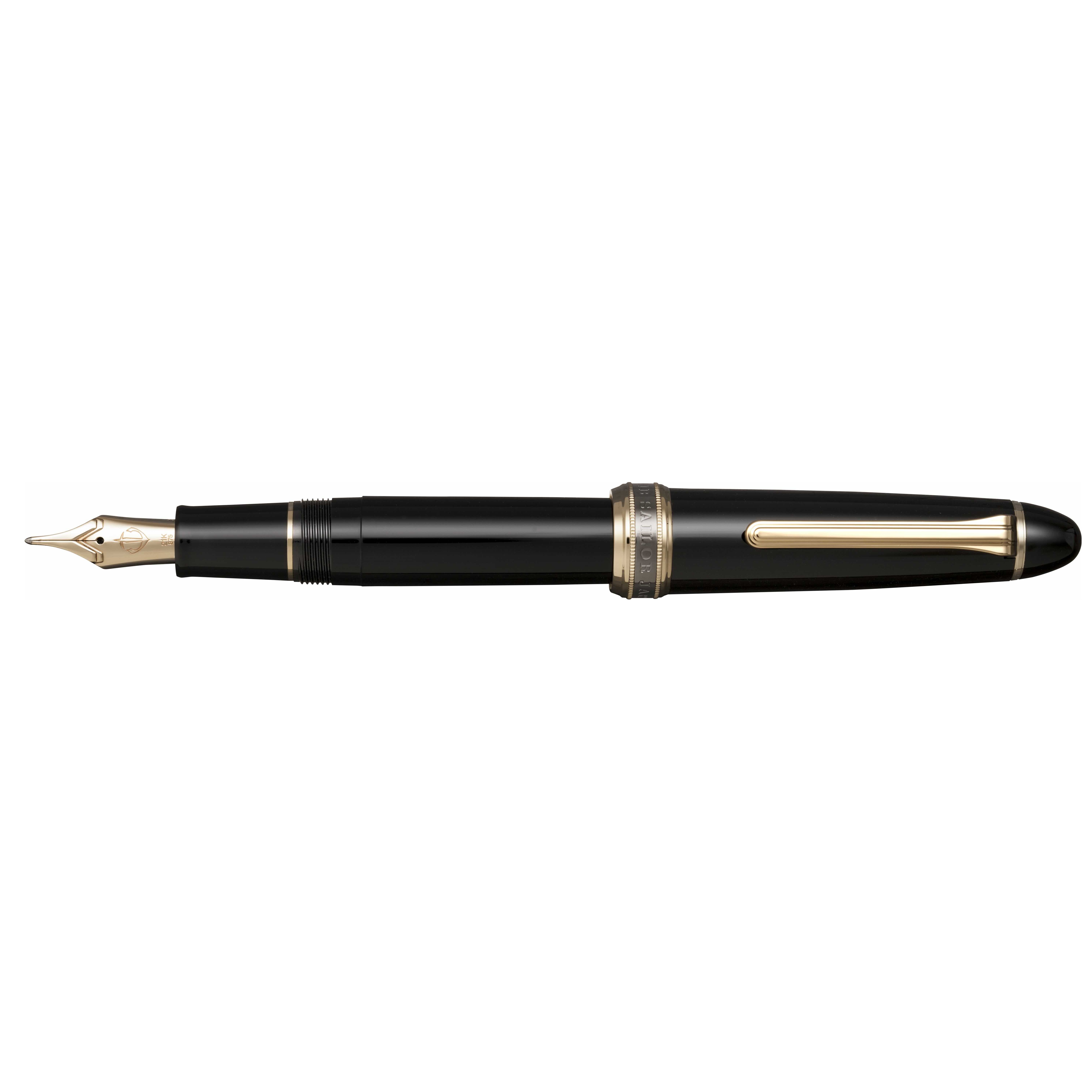 Sailor 1911L Black GT Naginata King Eagle Vulpen