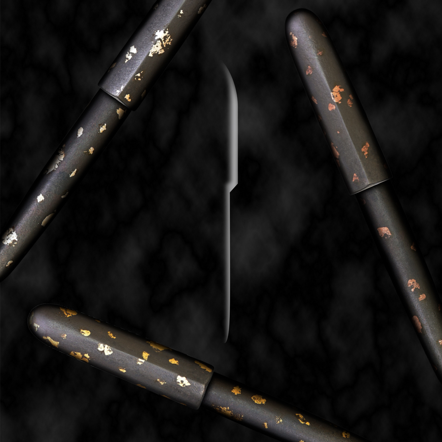 Sailor Nawate Haku-chirashi Kaku Copper Fountain pen Sailor Nawate Haku-chirashi Kaku Copper Fountain pen