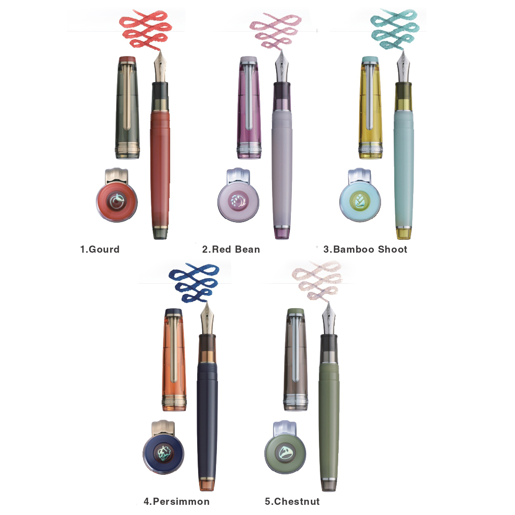 Sailor Pro Gear Slim Manyo #3 Chestnut RT Fountain pen Sailor Pro Gear Slim Manyo #3 Chestnut RT Fountain pen