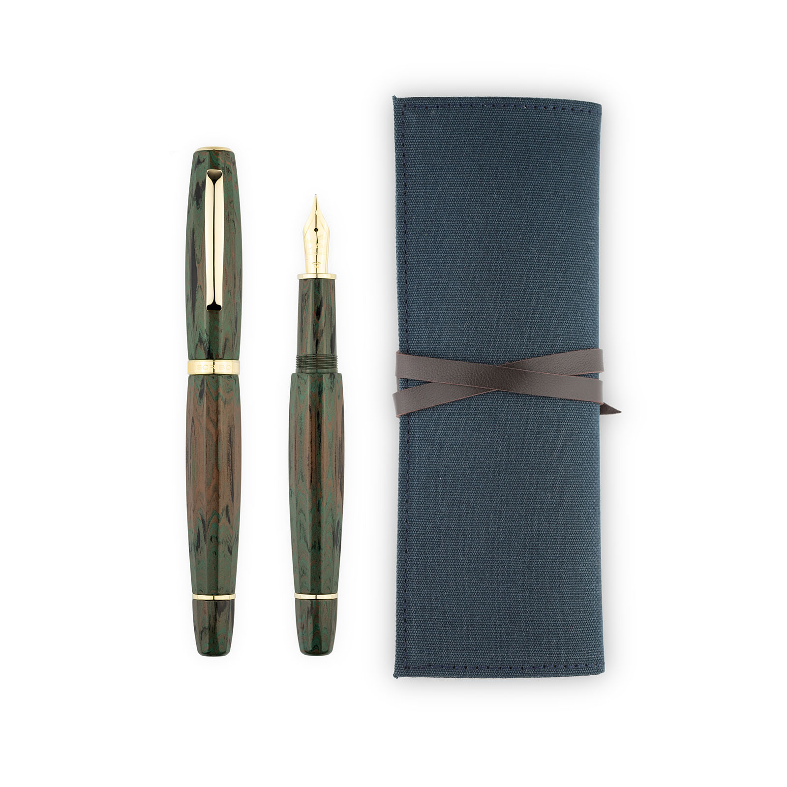 Scribo Feel Ebonite Monte Conero Caneta de Tinta Permanente