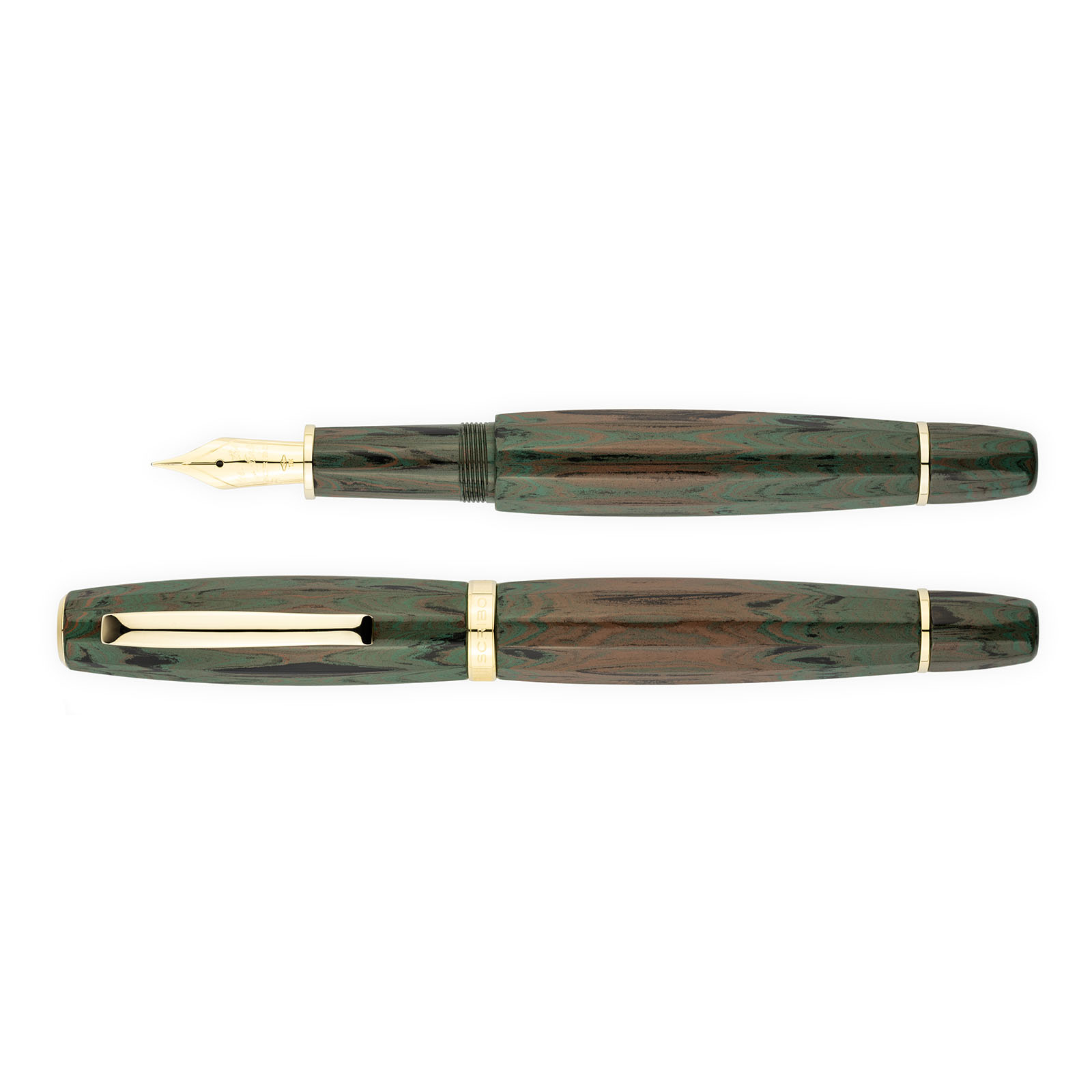 Scribo Feel Ebonite Monte Conero Caneta de Tinta Permanente