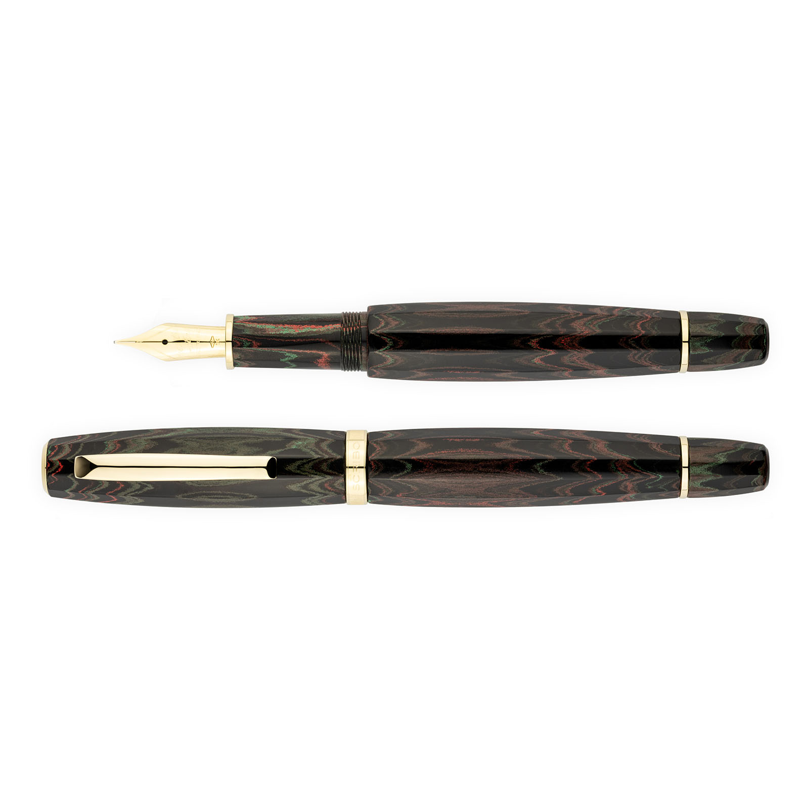 Scribo Feel Ebonite Sassi Neri Füllfederhalter