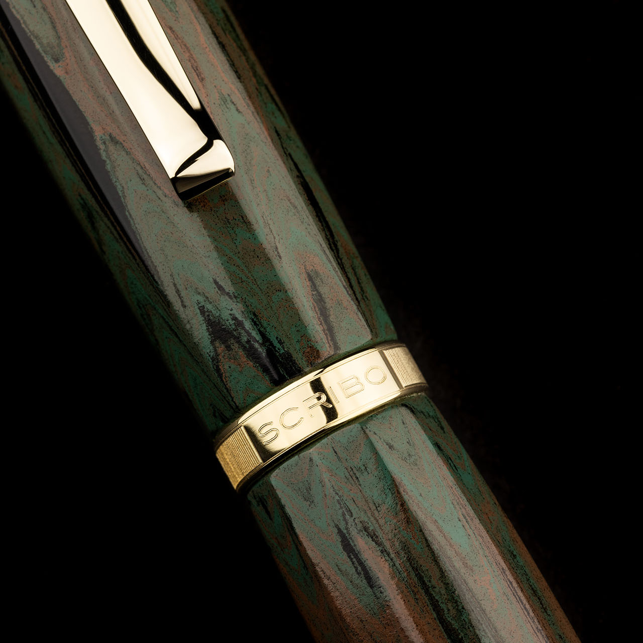Scribo Feel Ebonite Monte Conero Caneta de Tinta Permanente