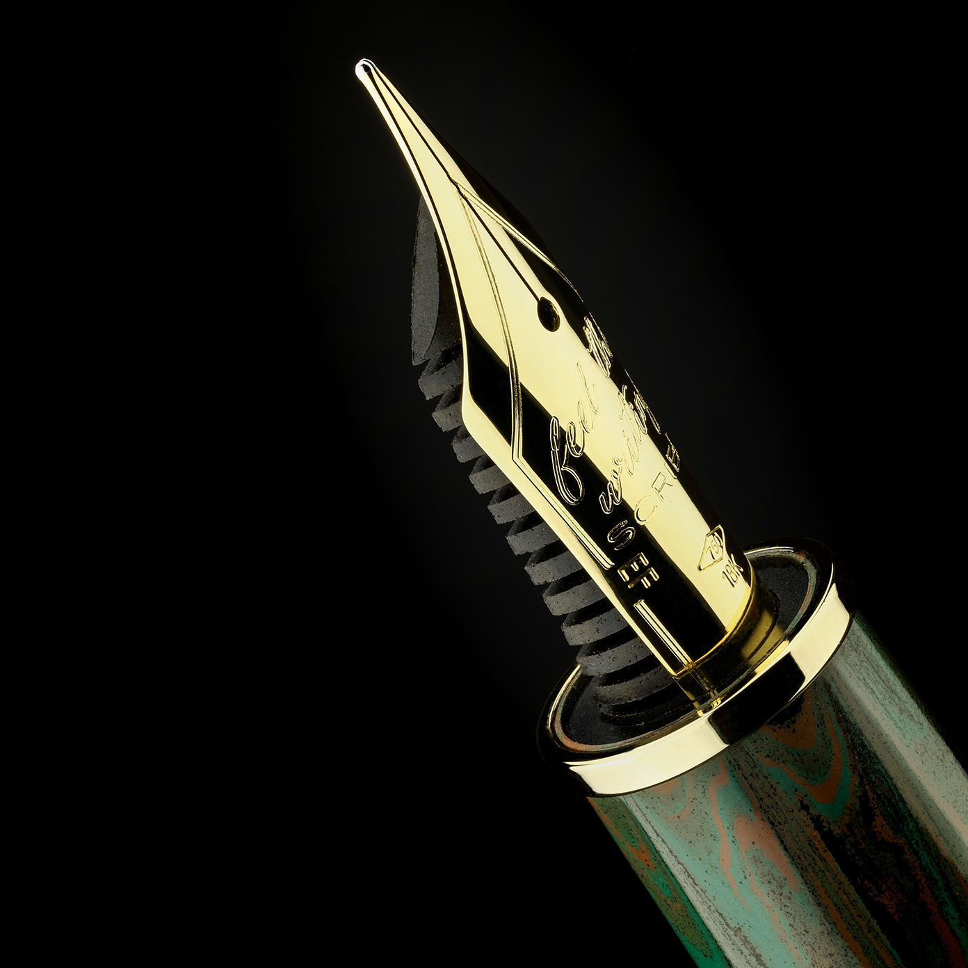 Scribo Feel Ebonite Monte Conero Caneta de Tinta Permanente