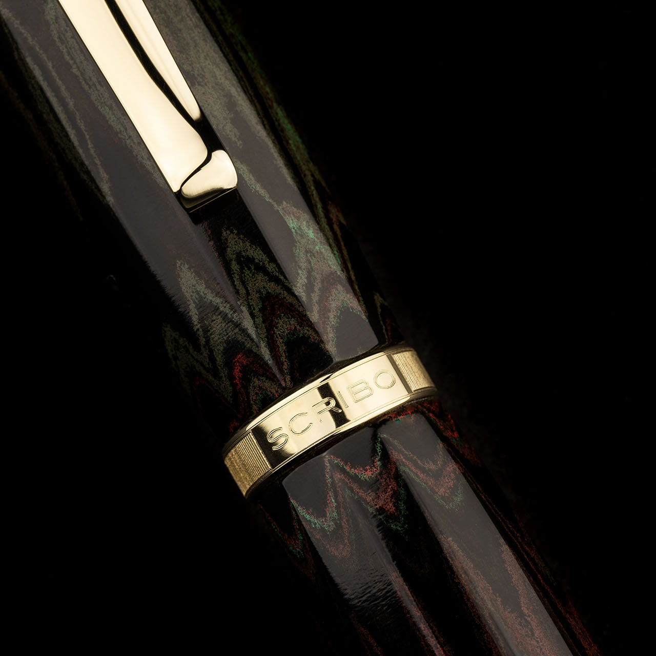 Scribo Feel Ebonite Sassi Neri Füllfederhalter