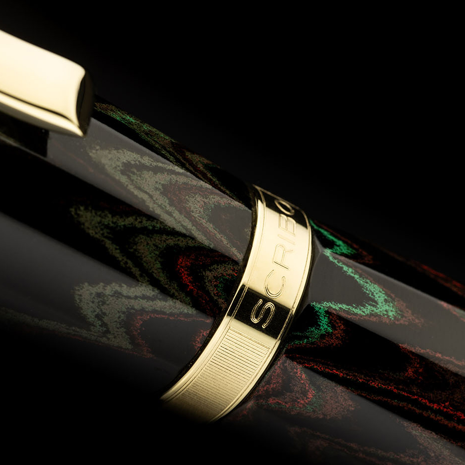 Scribo Feel Ebonite Sassi Neri Füllfederhalter