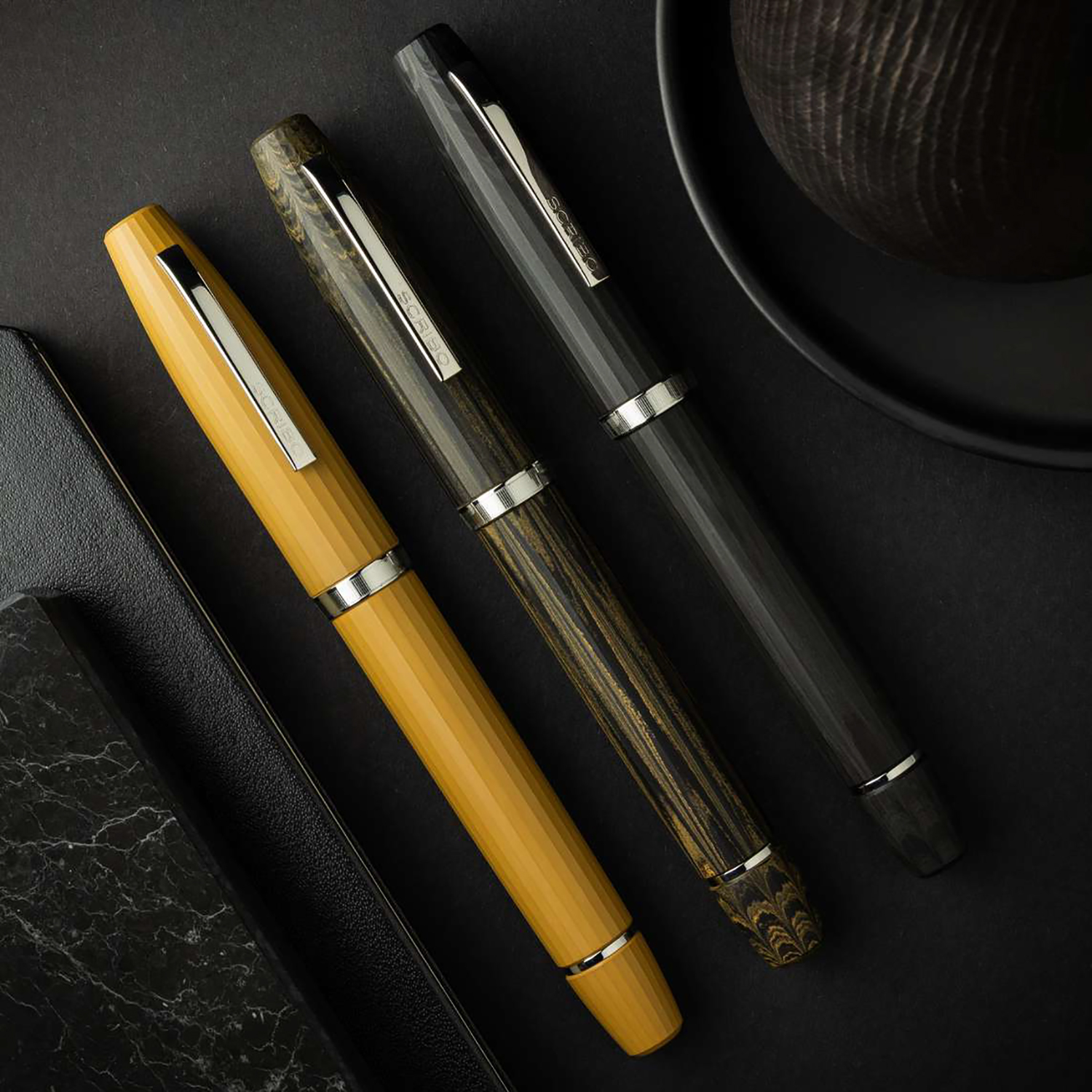 Scribo Flow Ebonite Memoria ST Plumo Estilográfica