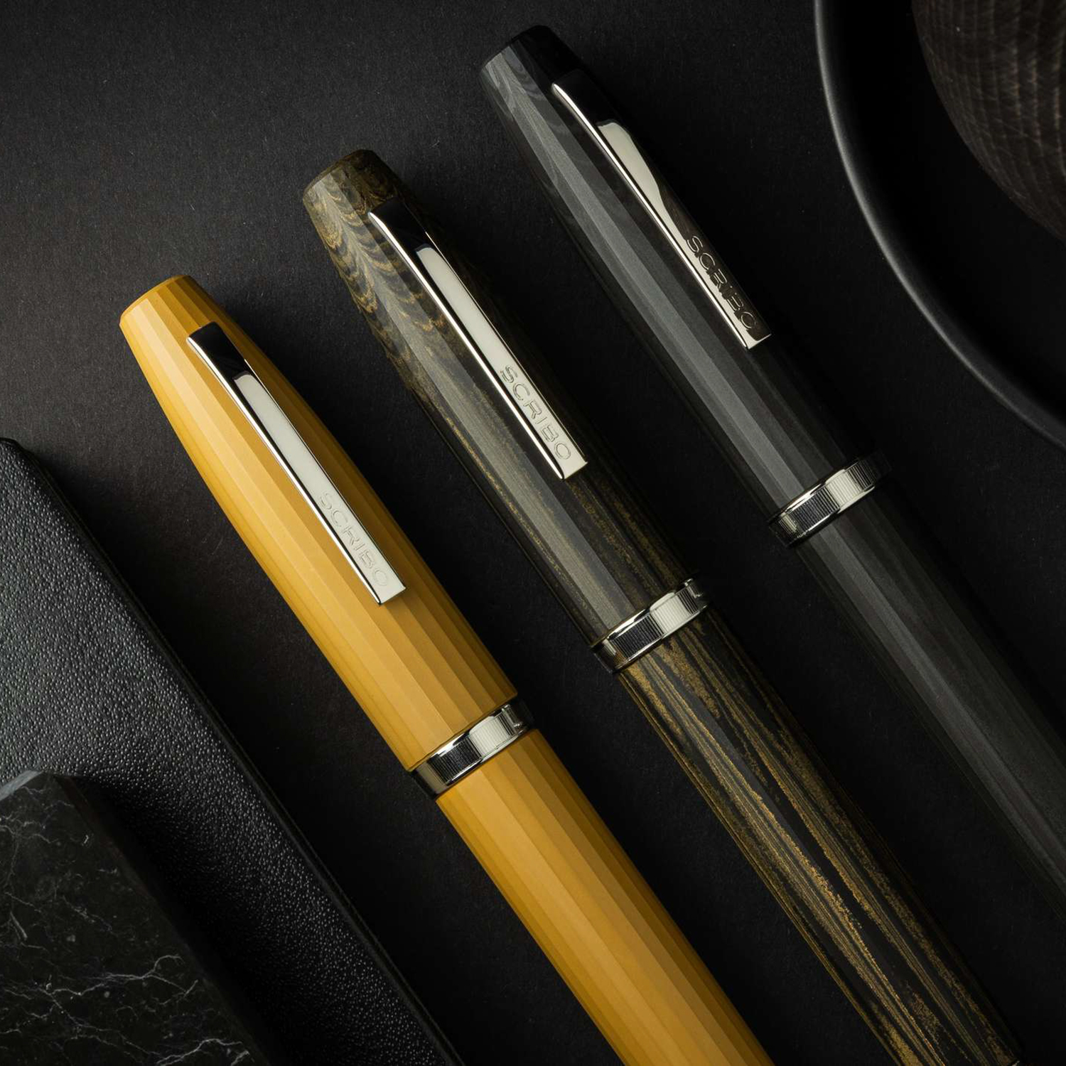 Scribo Flow Ebonite Memoria ST Plumo Estilográfica