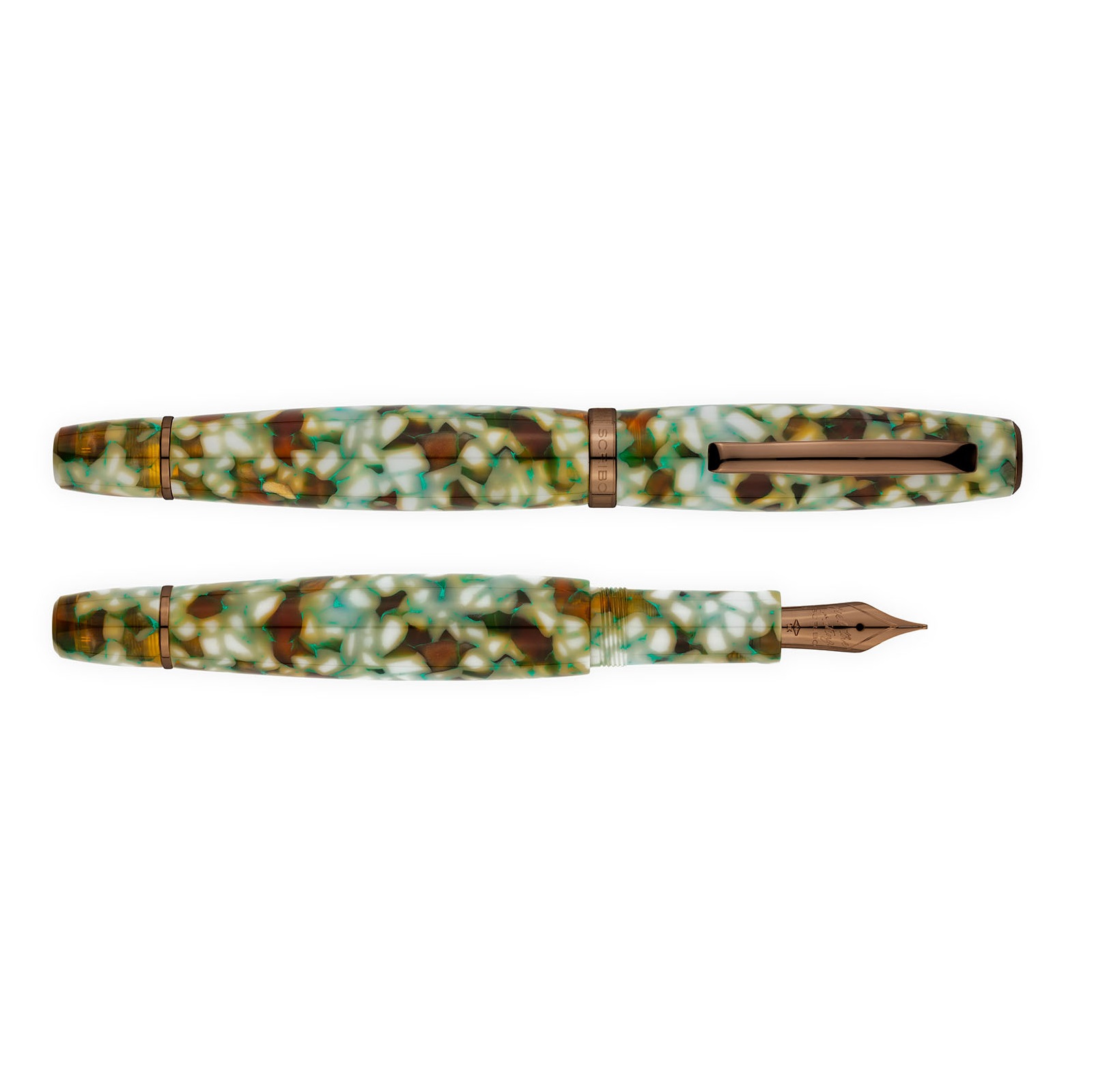 Scribo La Dotta Travertino PVD Corten Fountain pen Scribo La Dotta Travertino PVD Corten Fountain pen