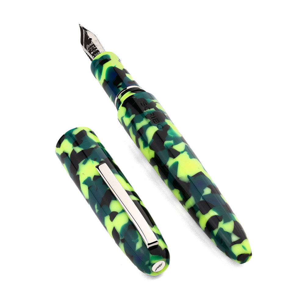 Scribo Piuma Pop Art Green/Yellow ST Füllfederhalter