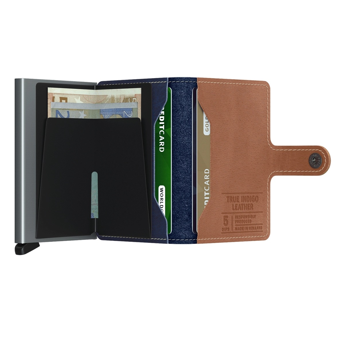 Secrid MiniWallet Indigo 5 Titanium
