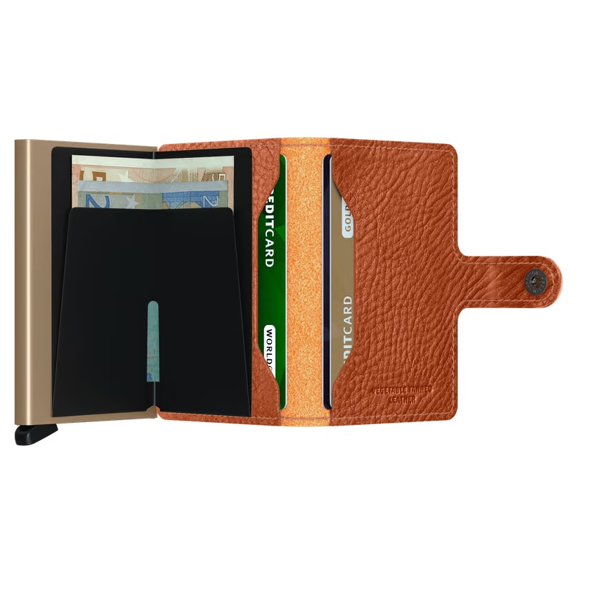 Secrid MiniWallet Vegetable Tanned Leather Caramello