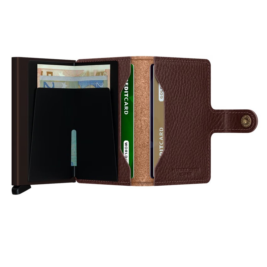 Secrid MiniWallet Vegetable Tanned Leather Espresso