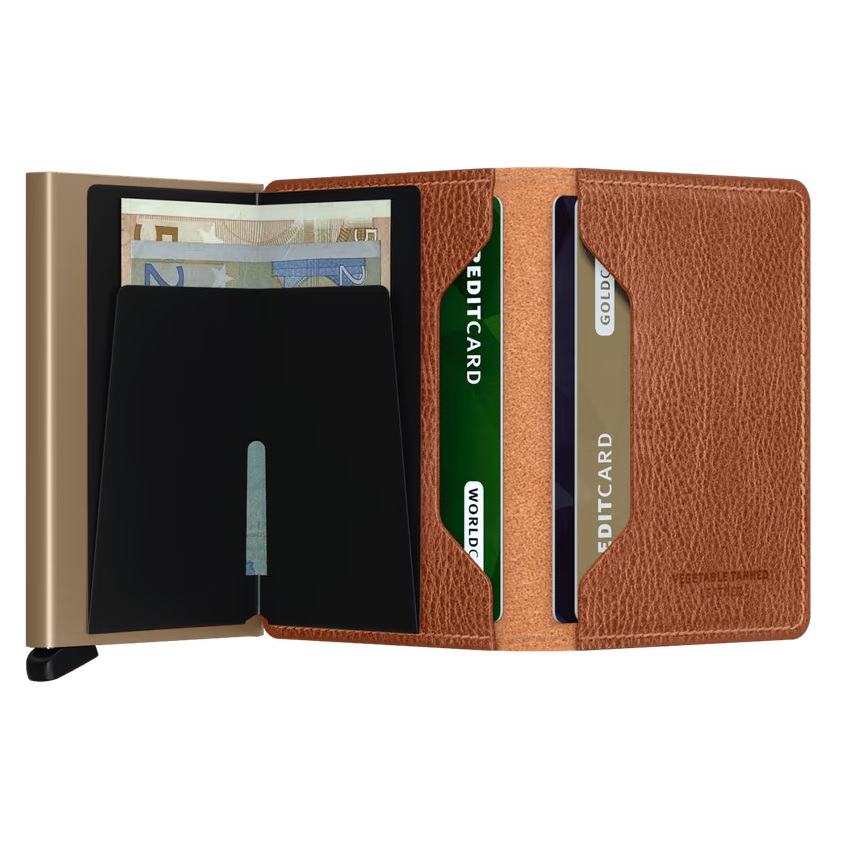 Secrid SlimWallet Vegetable Tanned Leather Caramello