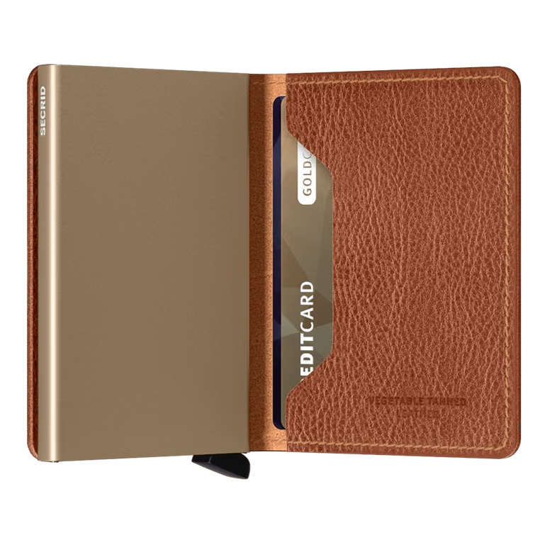 Secrid SlimWallet Vegetable Tanned Leather Caramello