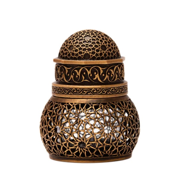 Sepia Writing Accessories Infinite Stars Brass Seljuk Ink Bottle Sepia Writing Accessories Infinite Stars Brass Seljuk Ink Bottle