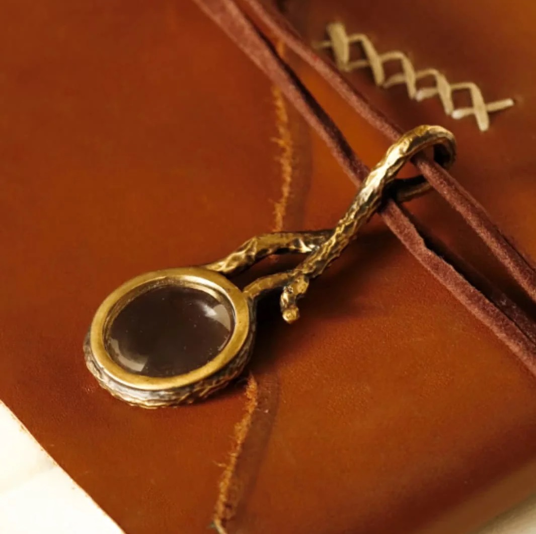 Sepia Writing Accessories Tree Branch Brass Magnifying Glass Sepia Writing Accessories Tree Branch Brass Magnifying Glass