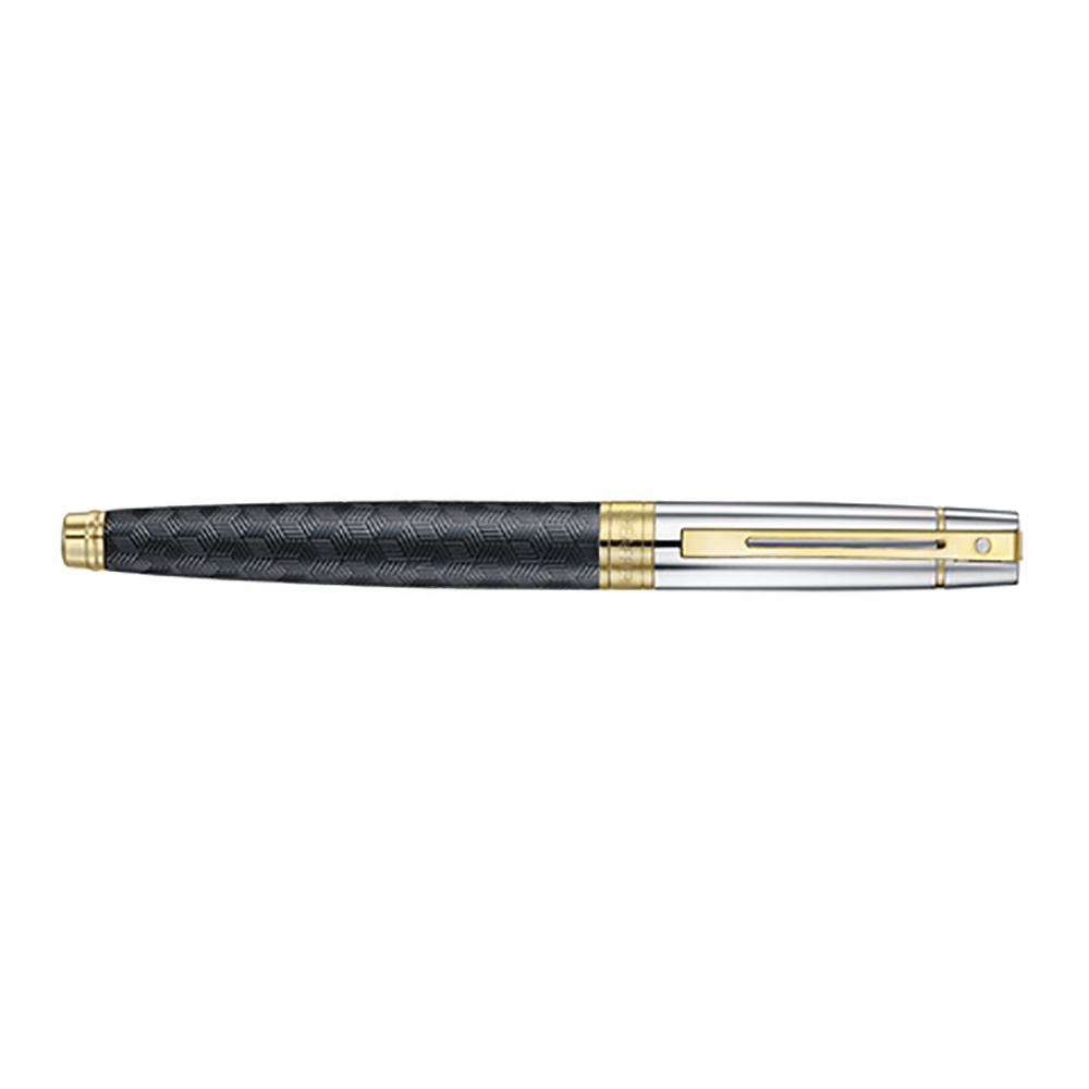 Sheaffer 300 Engraved Black and Chrome GT Roller