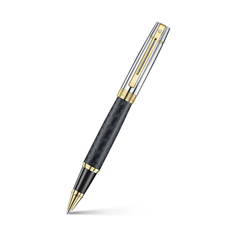 Sheaffer 300 Engraved Black and Chrome GT Roller