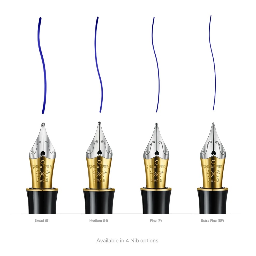 Sheaffer Balance III Glossy Black CT Reservoarpenna