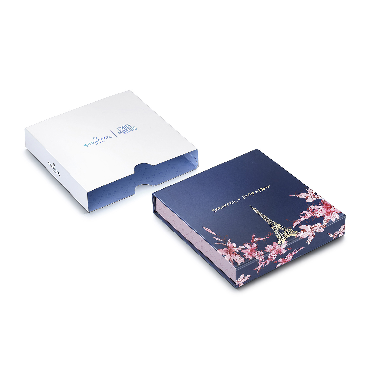 Sheaffer Sentinel Emily in Paris Matte Pink Bow ST Bolígrafo and Notebook Set