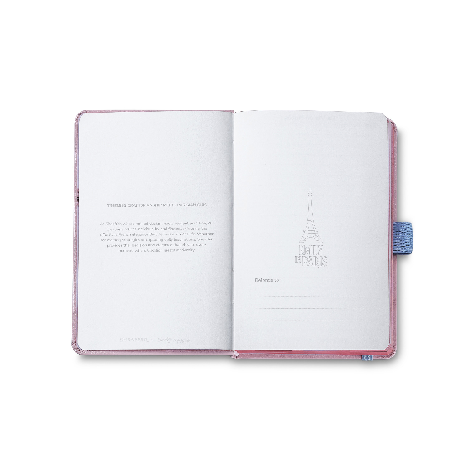Sheaffer Sentinel Emily in Paris Matte Pink Bow ST Bolígrafo and Notebook Set