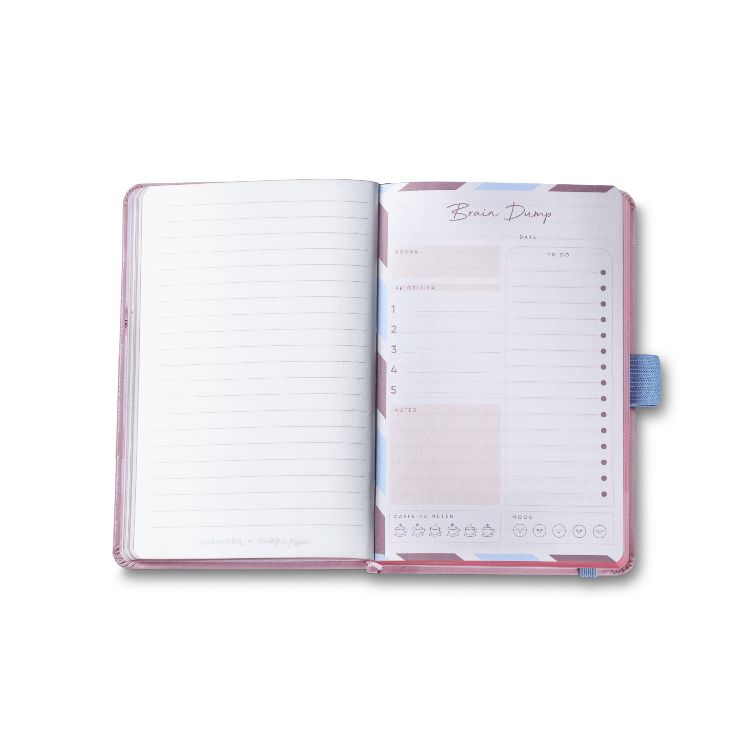 Sheaffer Sentinel Emily in Paris Matte Pink Bow ST Bolígrafo and Notebook Set
