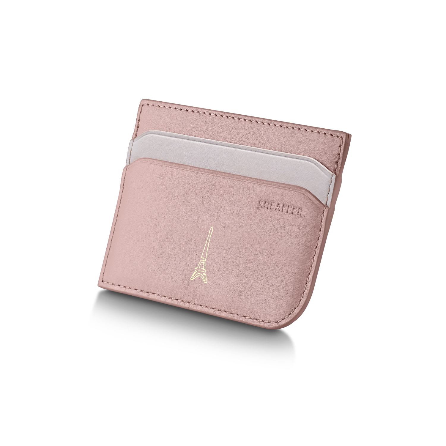 Sheaffer Prelude Mini Emily in Paris Pastel Pink and Swarovski Crystal RGT Kulspetspenna and Credit Card Holder Set