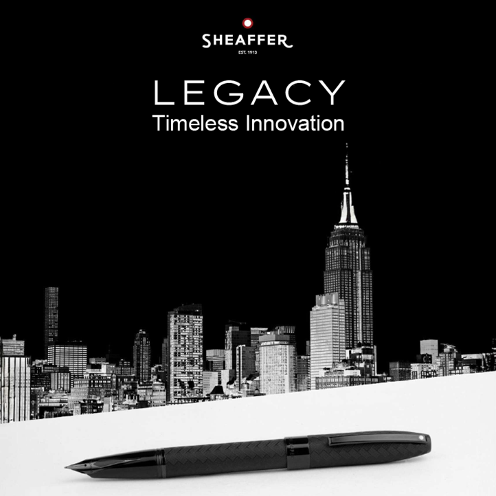 Sheaffer Legacy Heritage Black Chevron Fountain pen