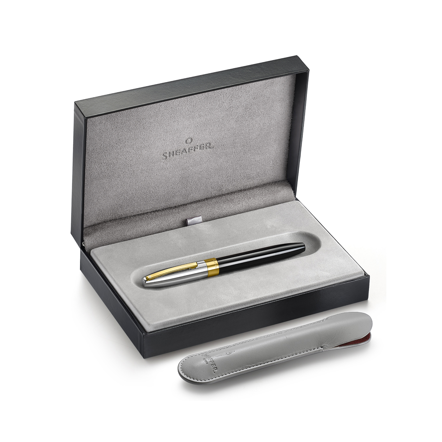 Sheaffer Legacy Heritage Black Laque and Chrome Cap GT Stylo Plume