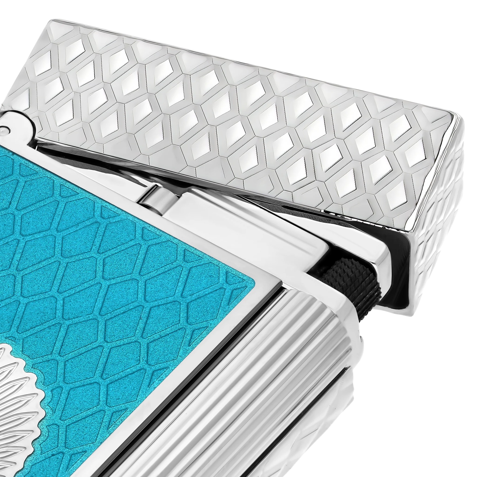 S.T. Dupont Ligne 2 Cling Game of Thrones Lacquered Icy Blue Silver Lighter C16412 S.T. Dupont Ligne 2 Cling Game of Thrones Lacquered Icy Blue Silver Lighter C16412