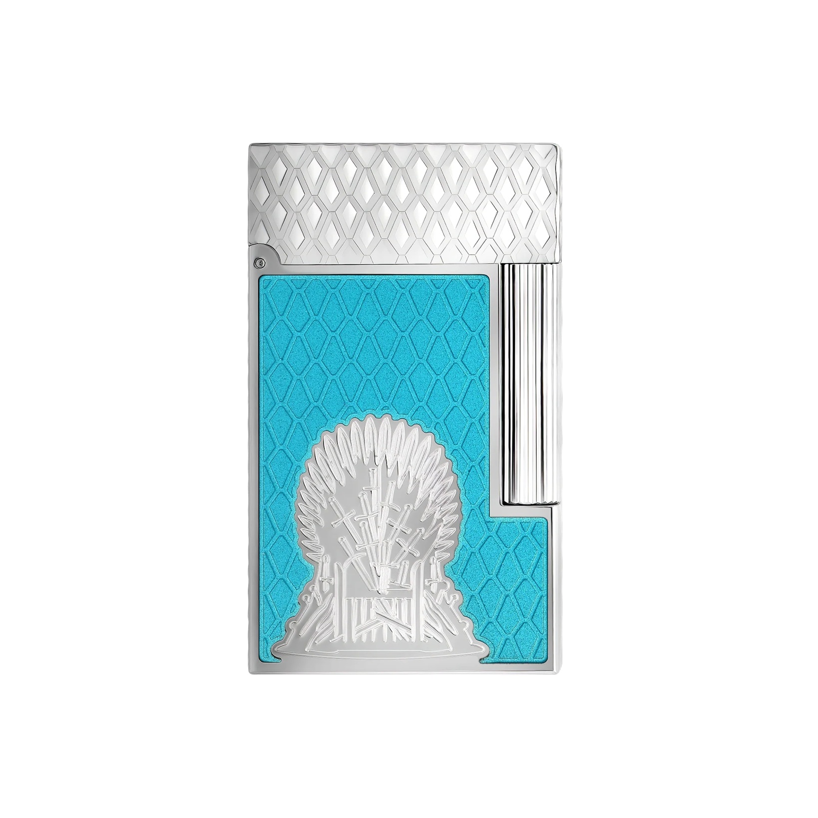 S.T. Dupont Ligne 2 Cling Game of Thrones Lacquered Icy Blue Silver Lighter C16412 S.T. Dupont Ligne 2 Cling Game of Thrones Lacquered Icy Blue Silver Lighter C16412
