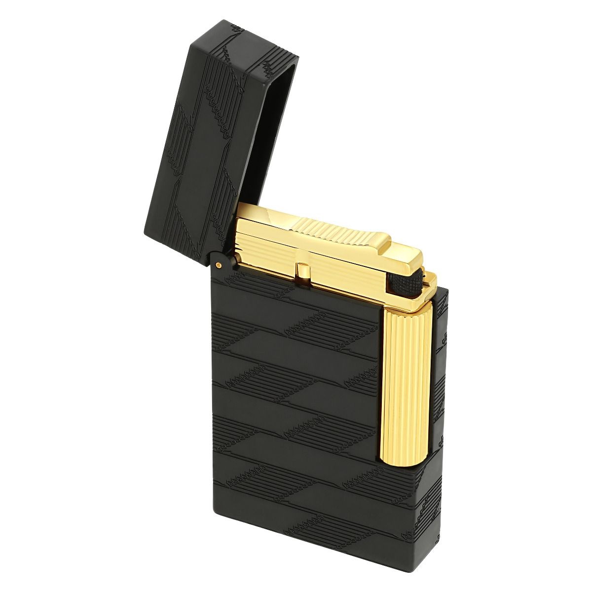 S.T. Dupont Ligne 2 Cling Monogram 1872 Black Lighter S.T. Dupont Ligne 2 Cling Monogram 1872 Black Lighter