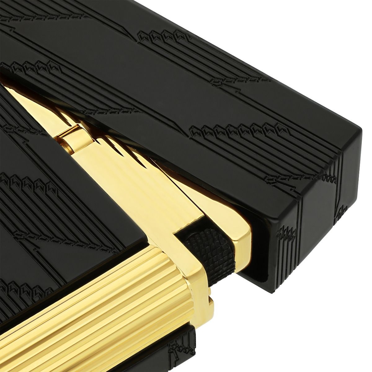 S.T. Dupont Ligne 2 Cling Monogram 1872 Black Lighter S.T. Dupont Ligne 2 Cling Monogram 1872 Black Lighter