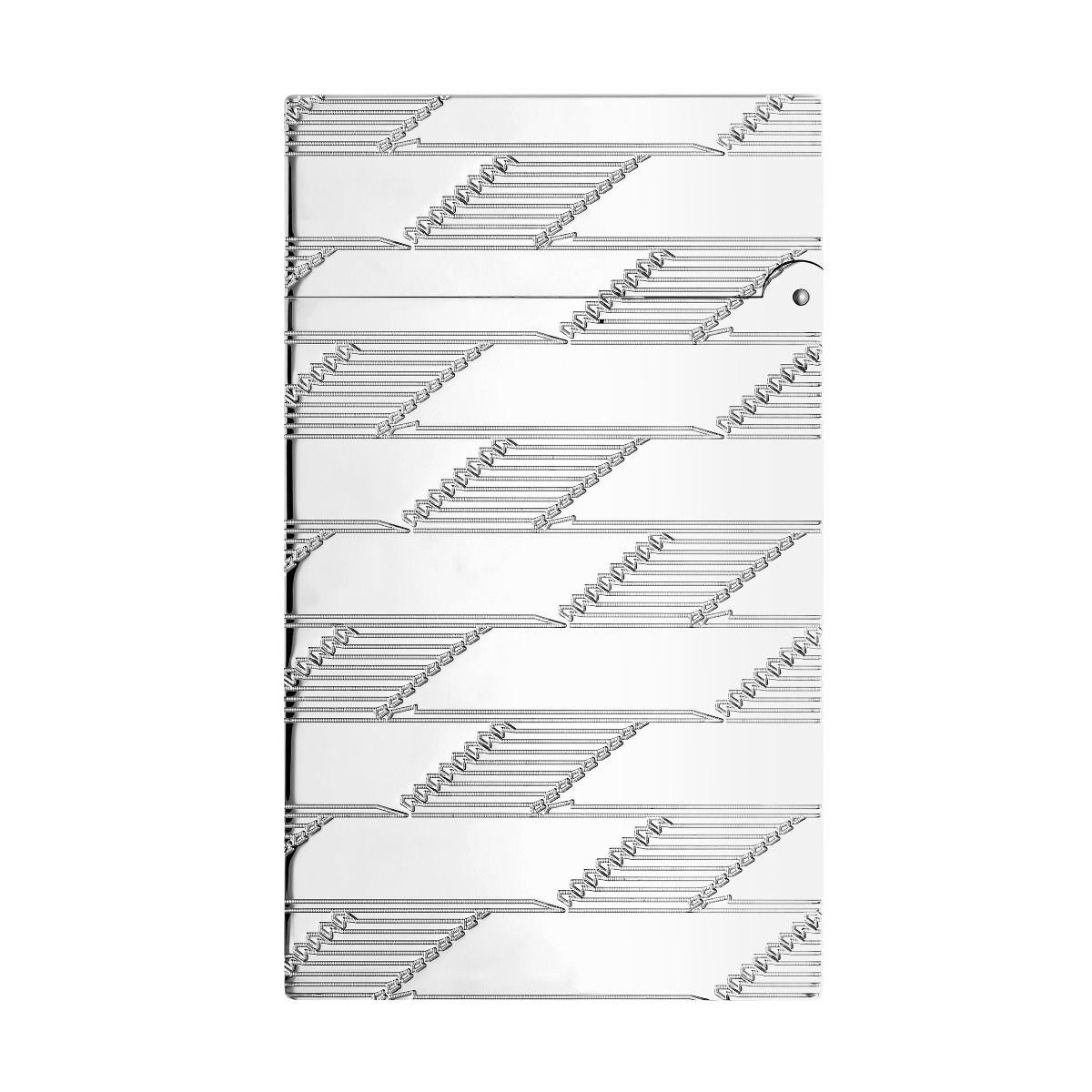 S.T. Dupont Ligne 2 Cling Monogram 1872 Palladium Lighter