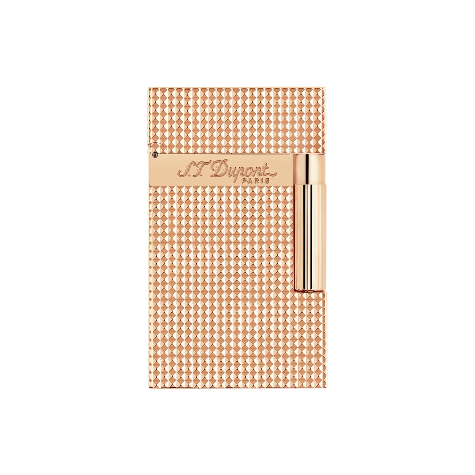 S.T. Dupont Ligne 2 Guilloche Rose Gold Lighter 016424 S.T. Dupont Ligne 2 Guilloche Rose Gold Lighter 016424