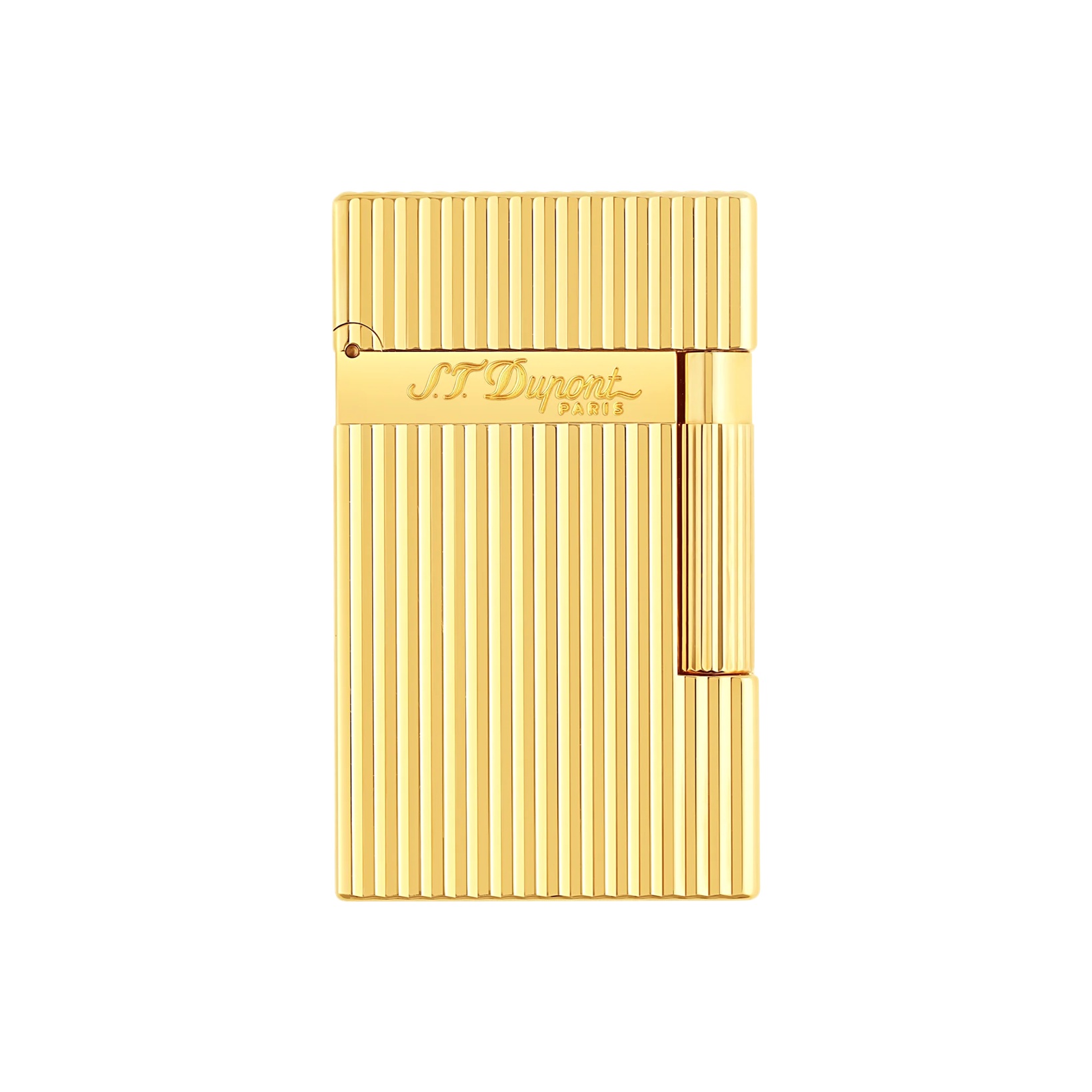 S.T. Dupont Ligne 2 Guilloche Vertical Lines Gold Lighter 016827