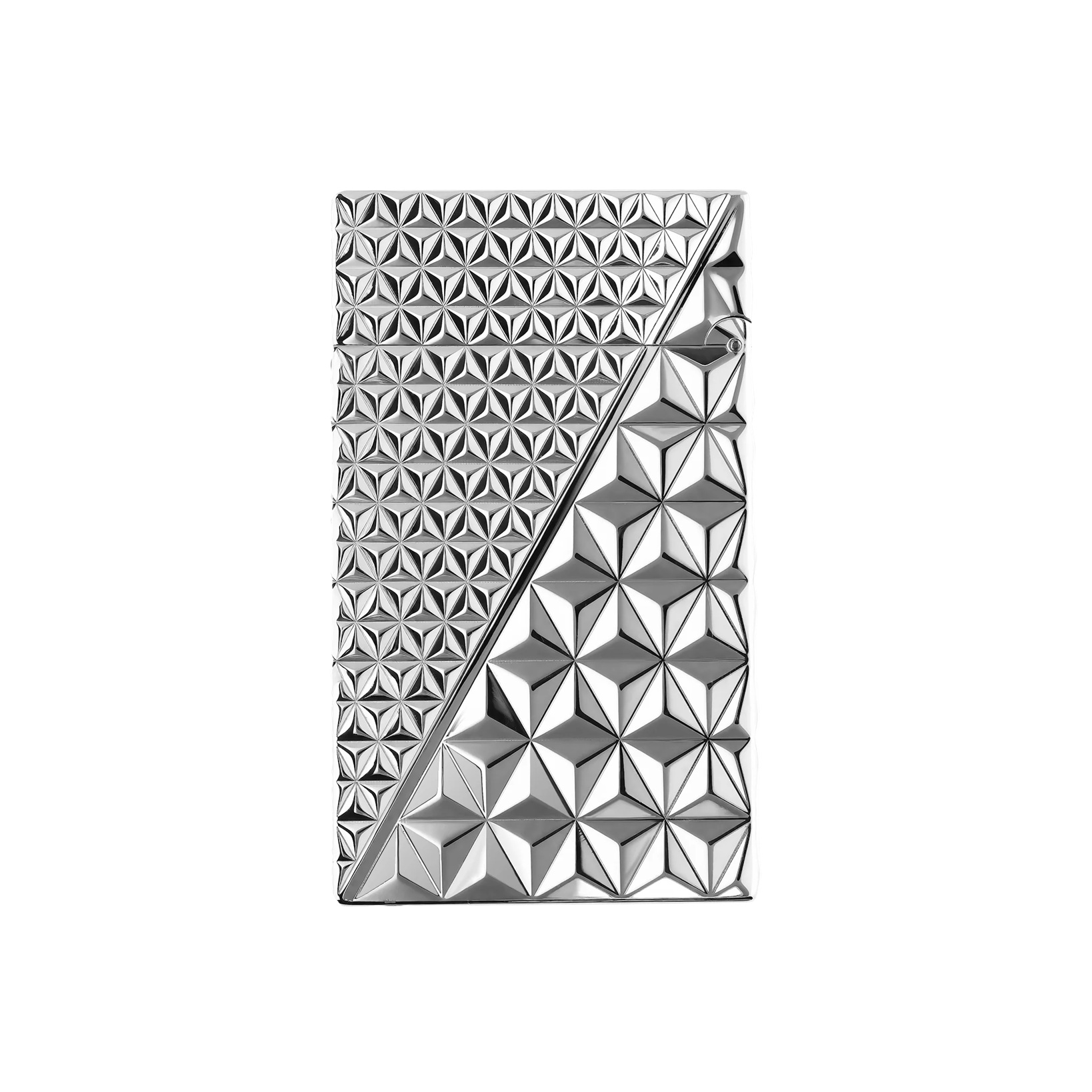 S.T. Dupont Ligne 2 Double Fire X Silver Lighter c16645